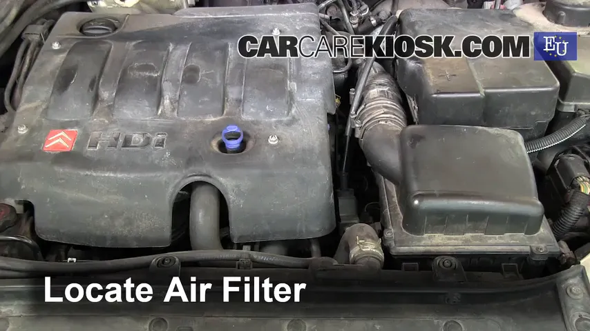 2004 Peugeot 206 XS 2.0L 4 Cyl. Turbo Diesel Air Filter (Engine)